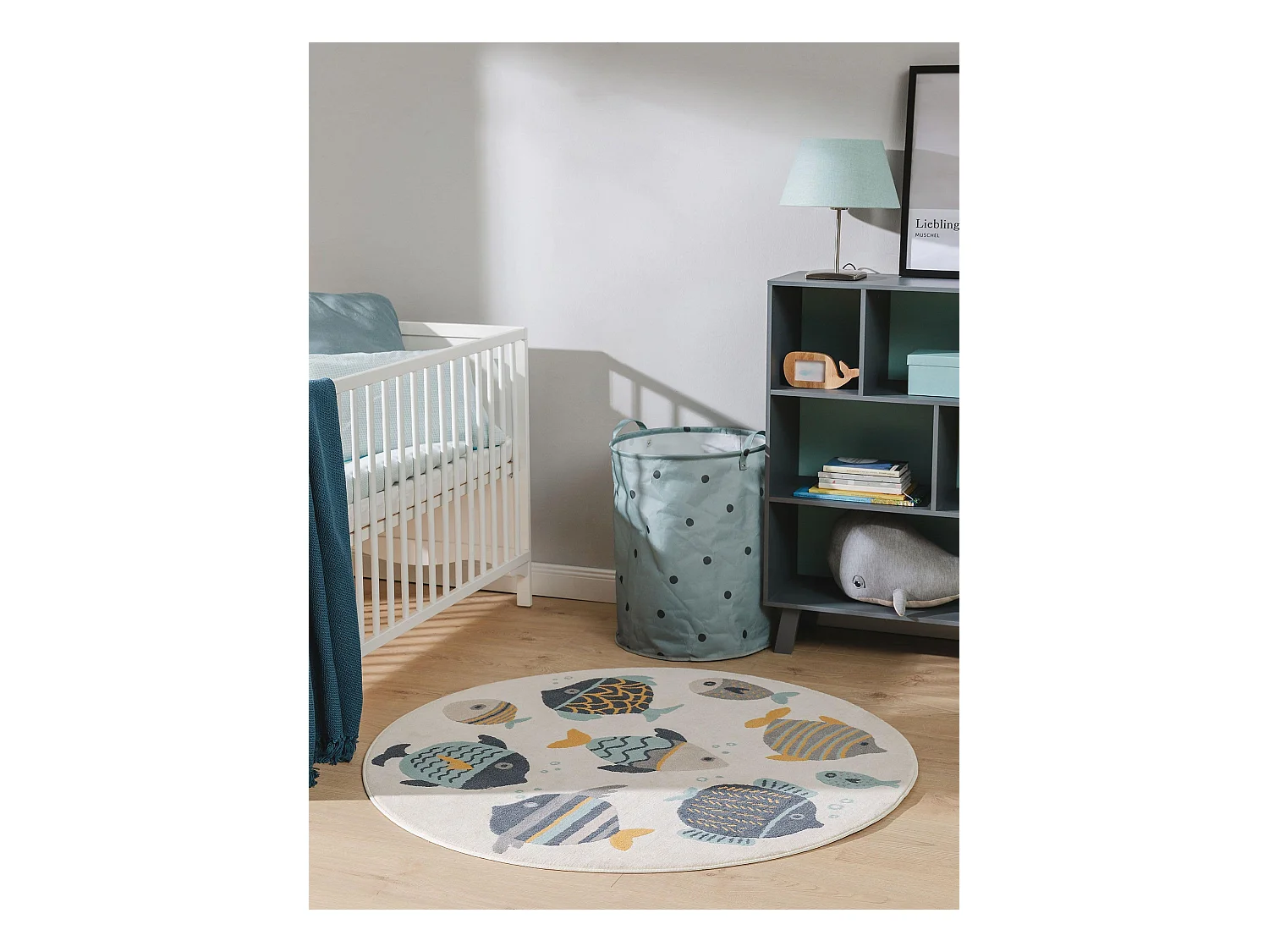 Tapis enfant Fabius Multicouleur ø 120 cm rond