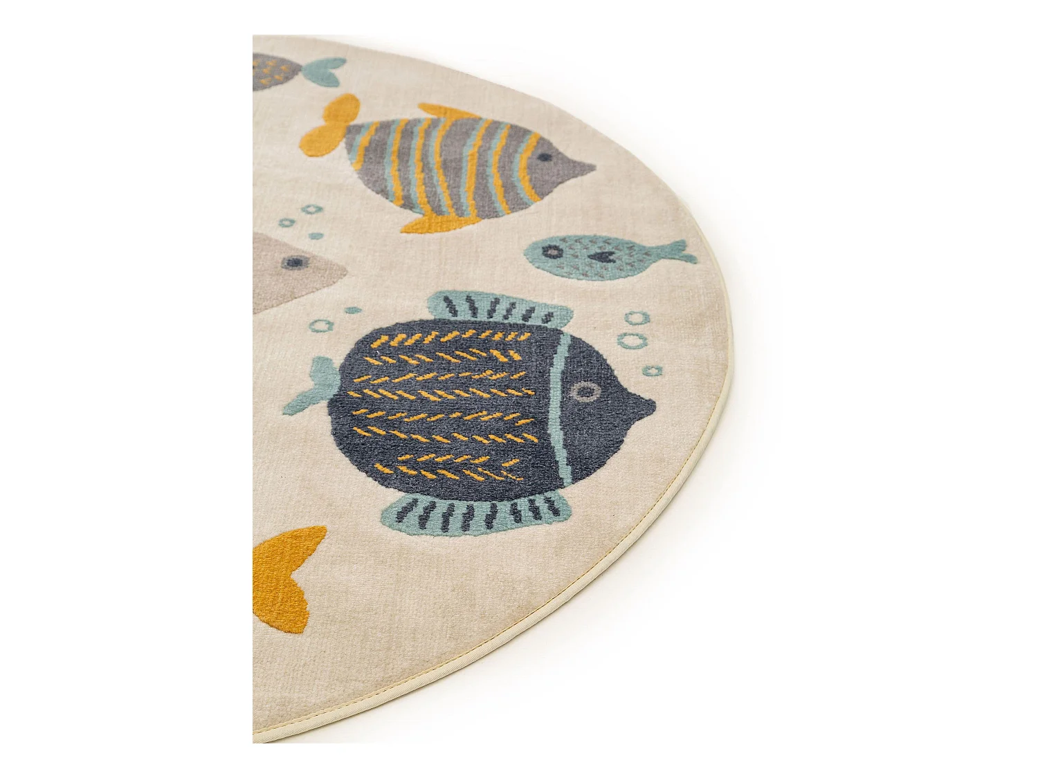 Tapis enfant Fabius Multicouleur ø 120 cm rond