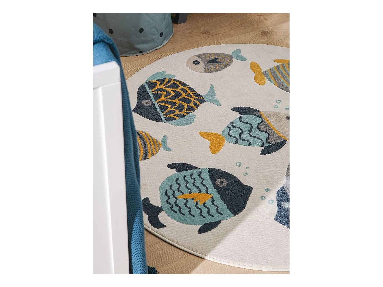 Tapis enfant Fabius Multicouleur ø 120 cm rond