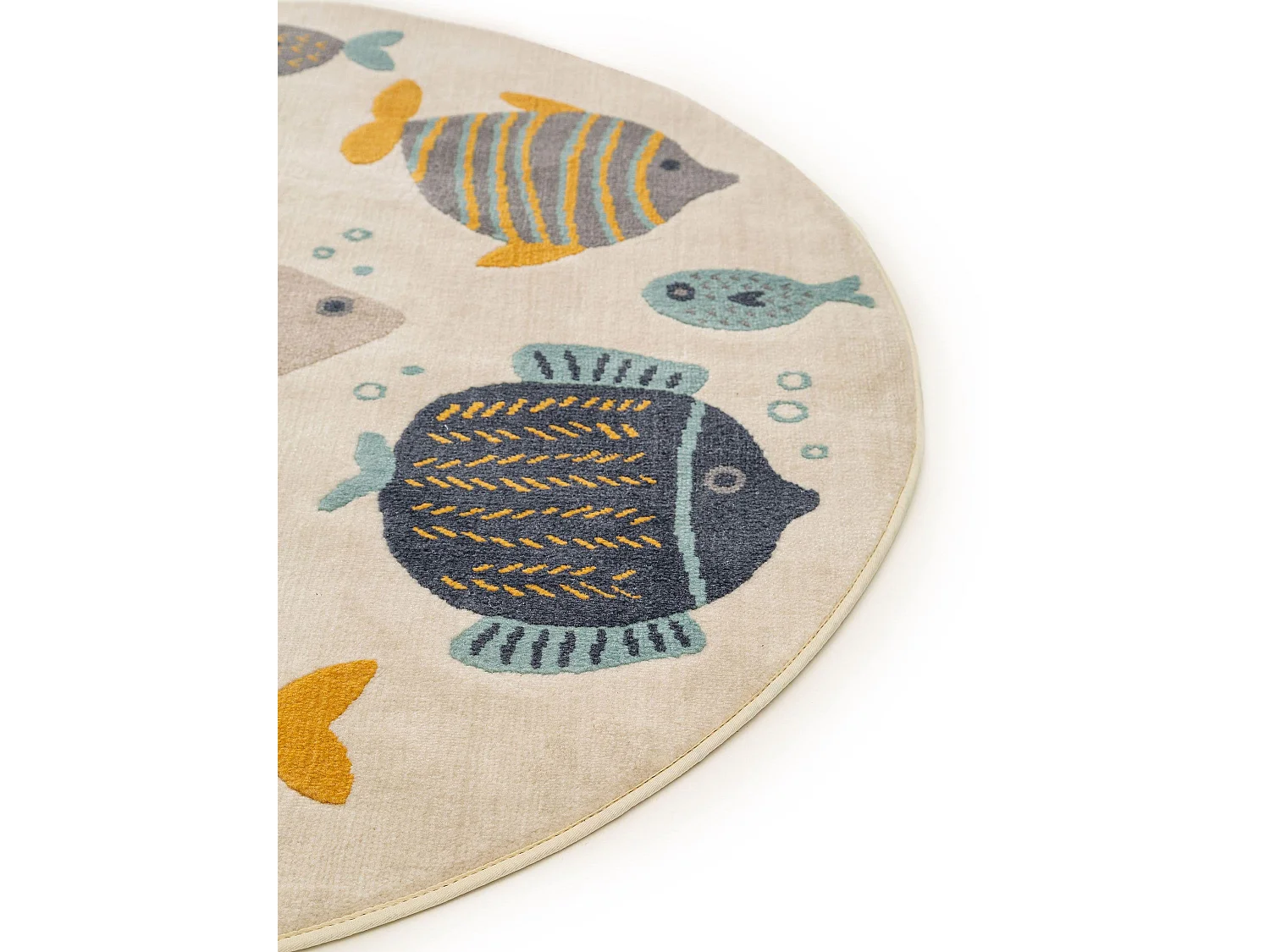 Tapis enfant Fabius Multicouleur ø 120 cm rond