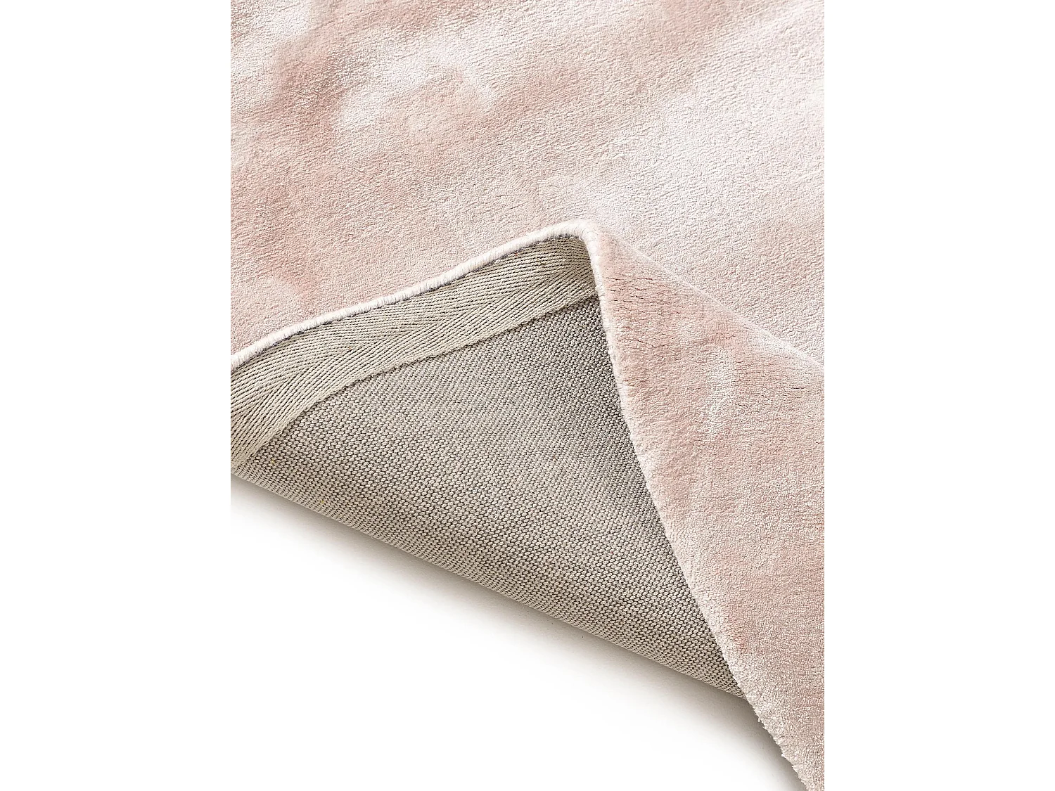 Tapis en viscose Rond Nela Rose ø 120 cm rond