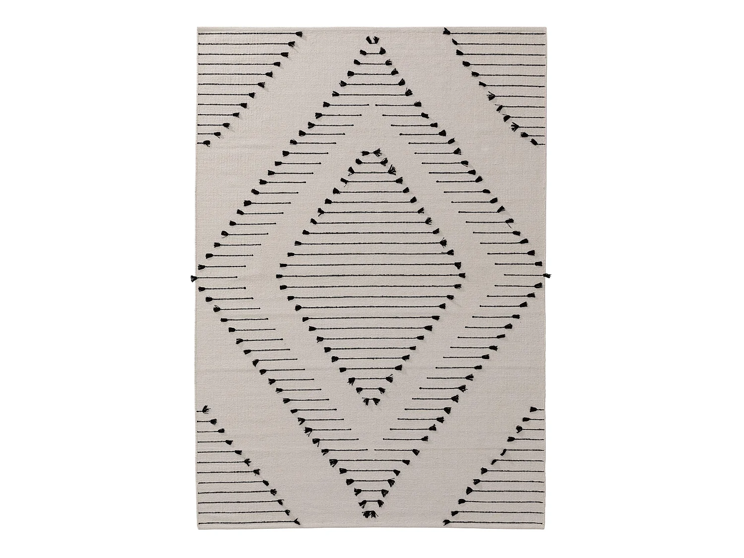 Tapis en coton Bo Ivory 120x170 cm