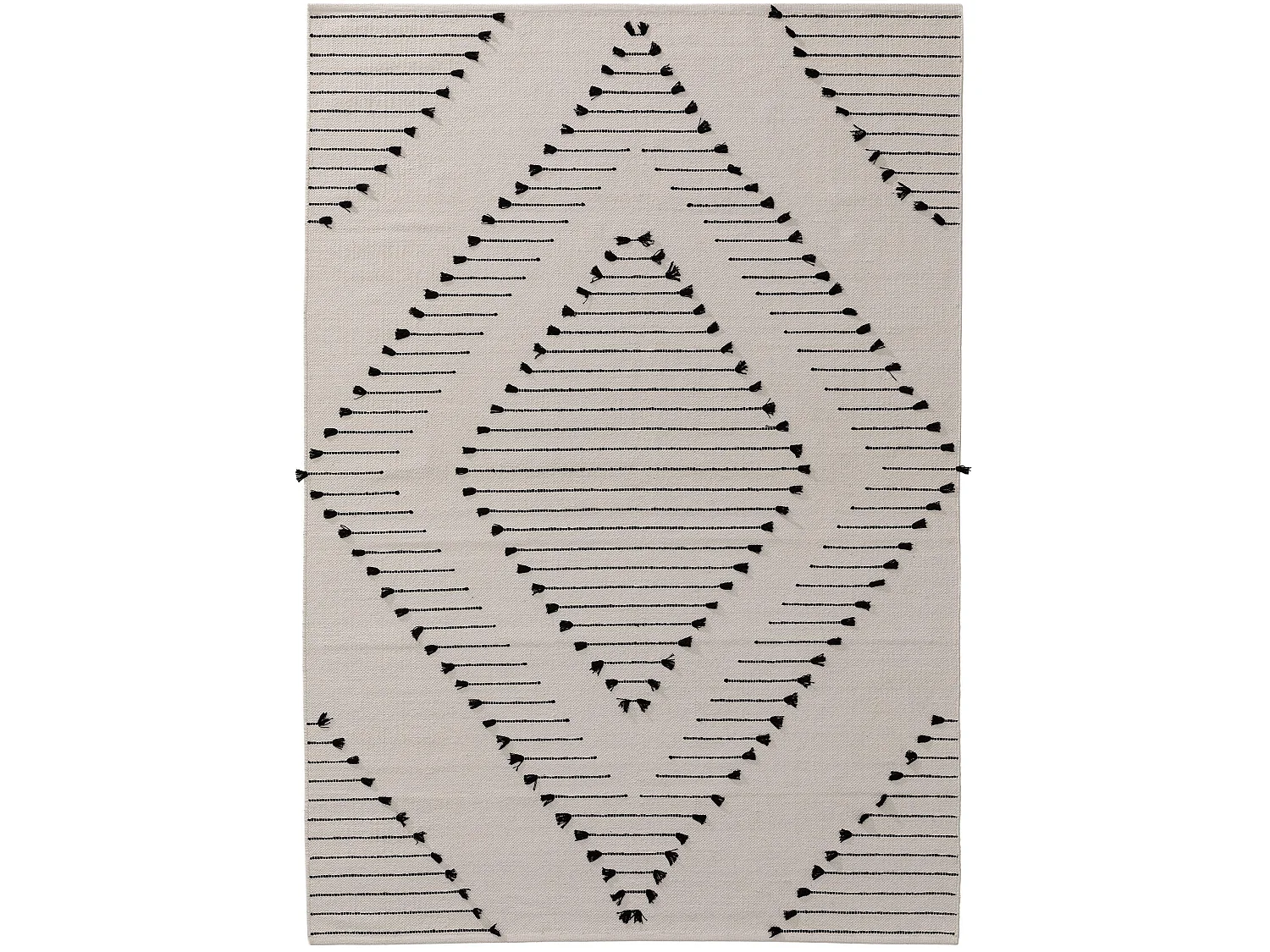 Tapis en coton Bo Ivory 120x170 cm