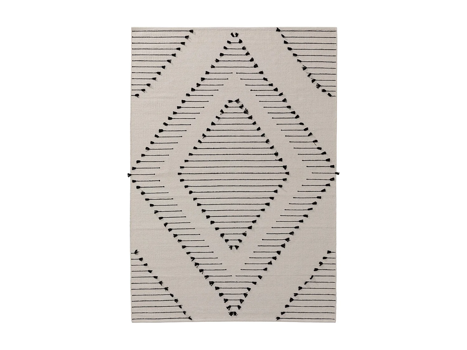 Tapis en coton Bo Ivory 120x170 cm