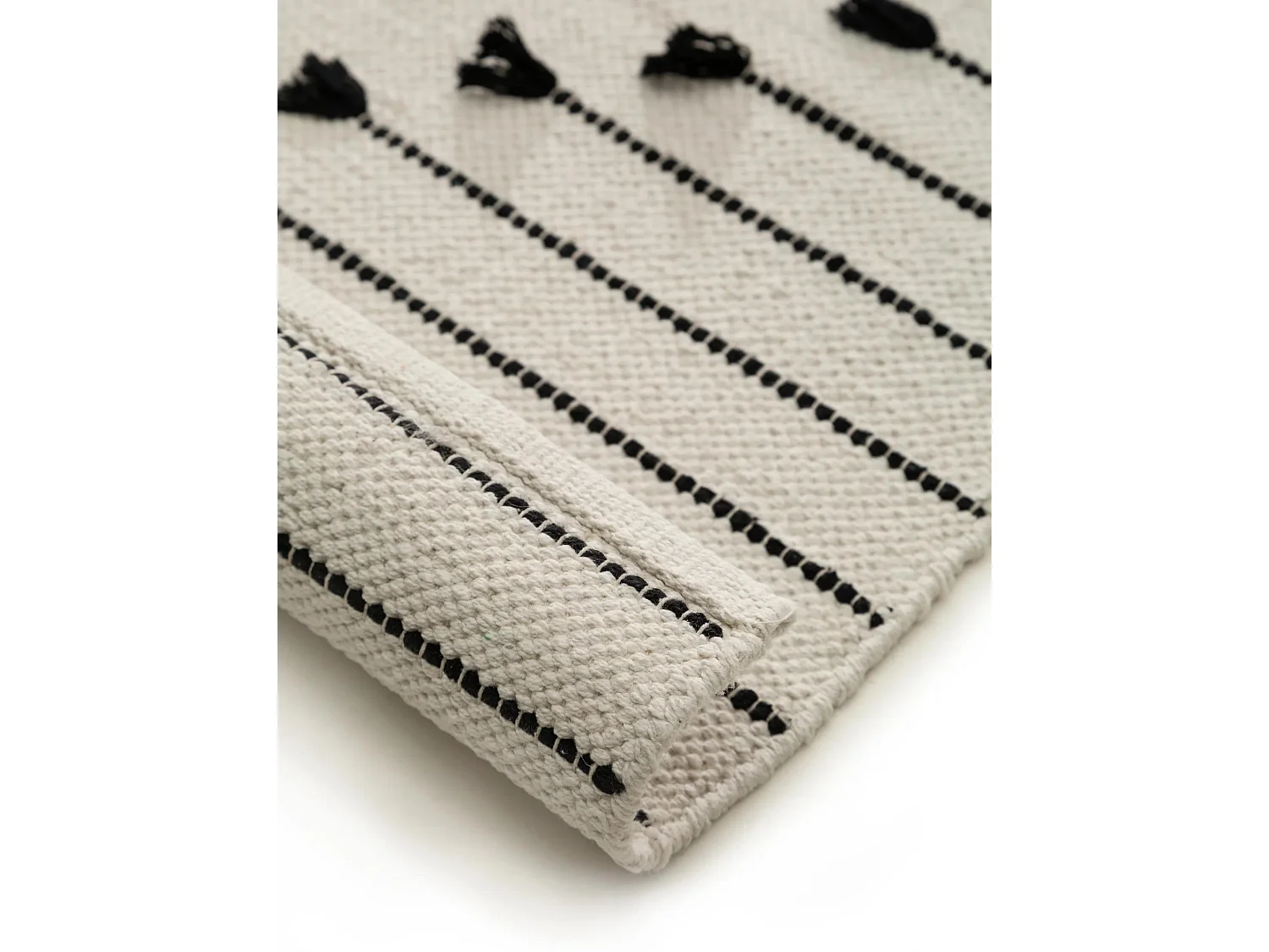 Tapis en coton Bo Ivory 120x170 cm