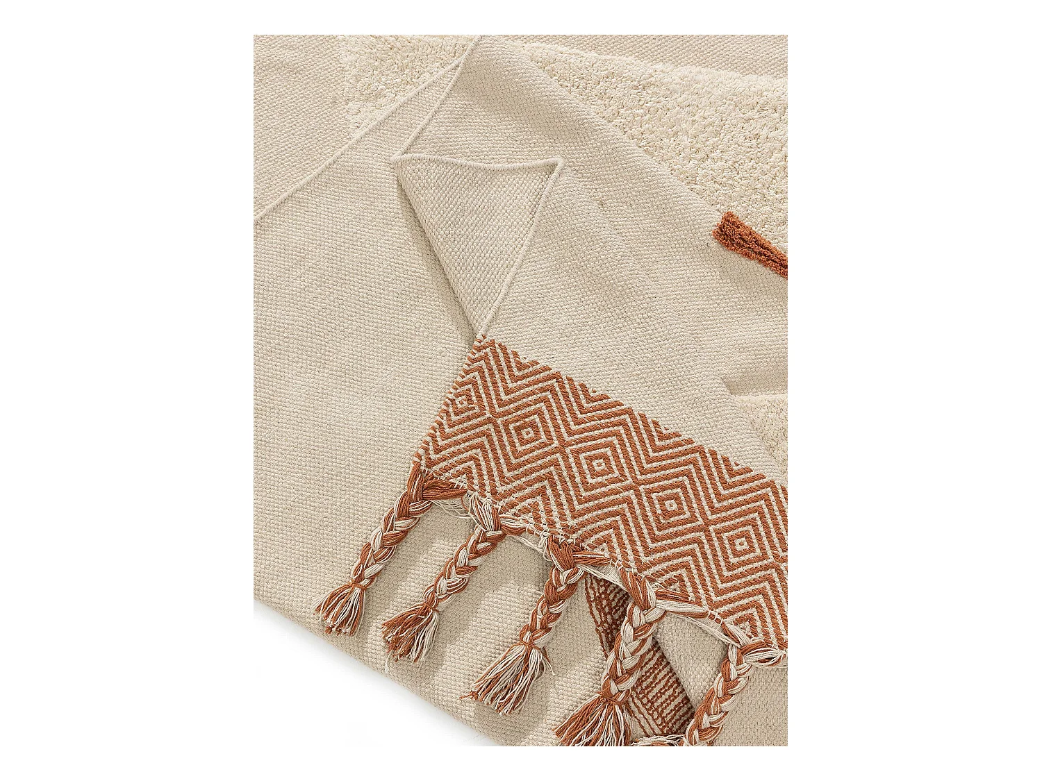 Tapis en coton Gibson Orange 120x170 cm