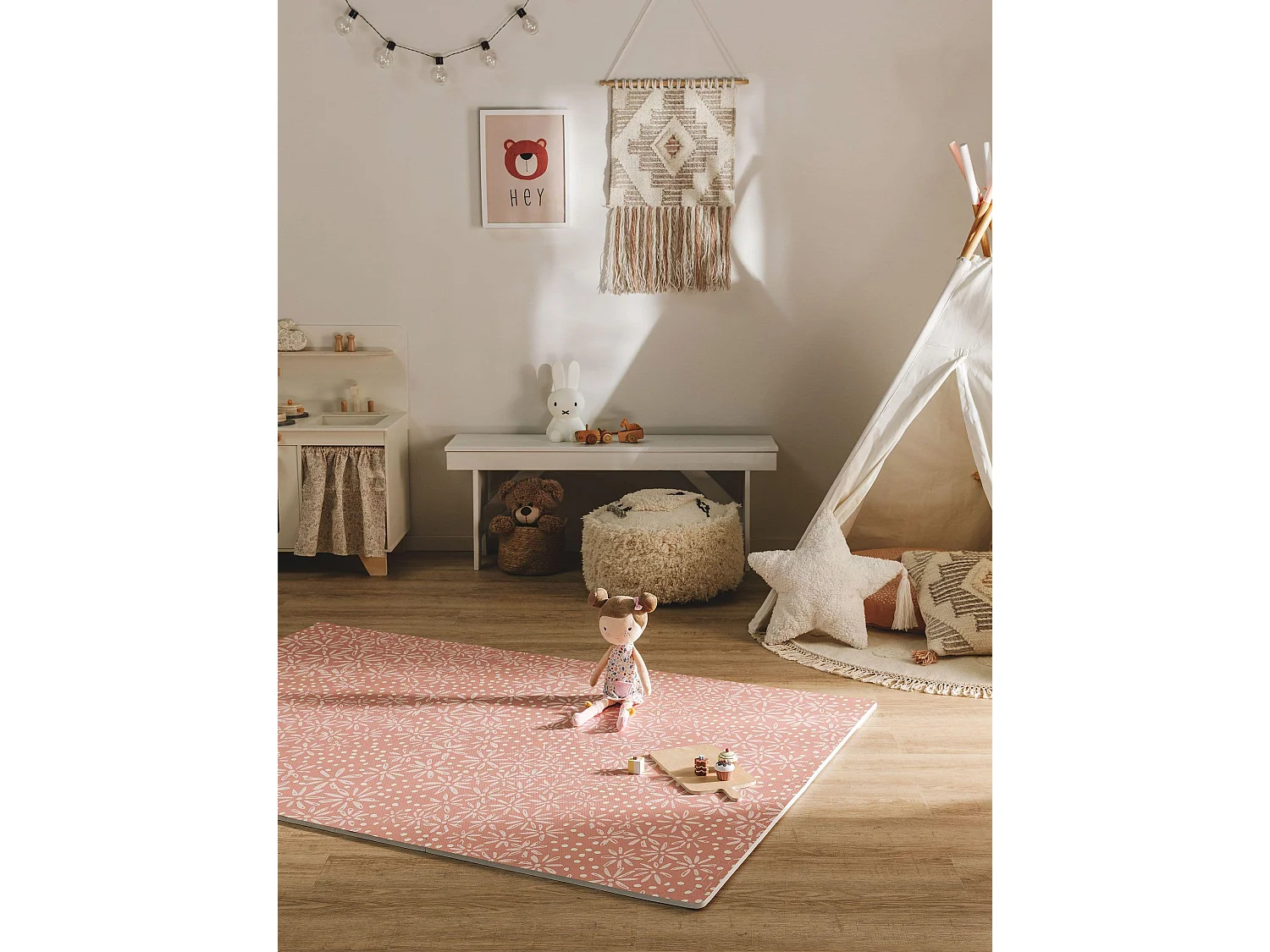 Tapis de jeu Daisy Rose 120x180 cm