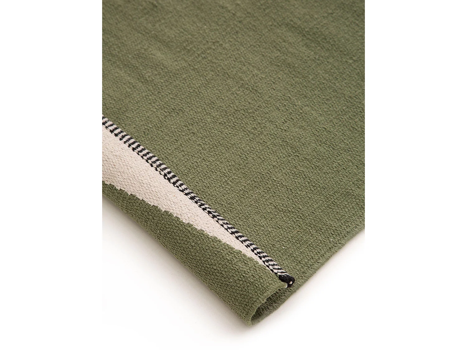 Tapis en coton Lenny Vert 70x200 cm