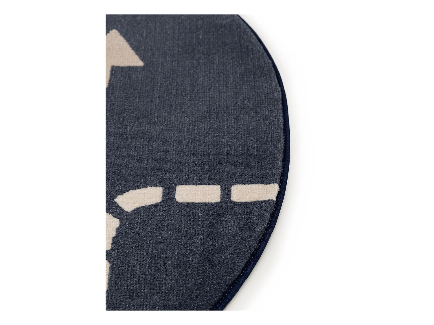 Tapis enfant Juno Bleu ø 120 cm rond