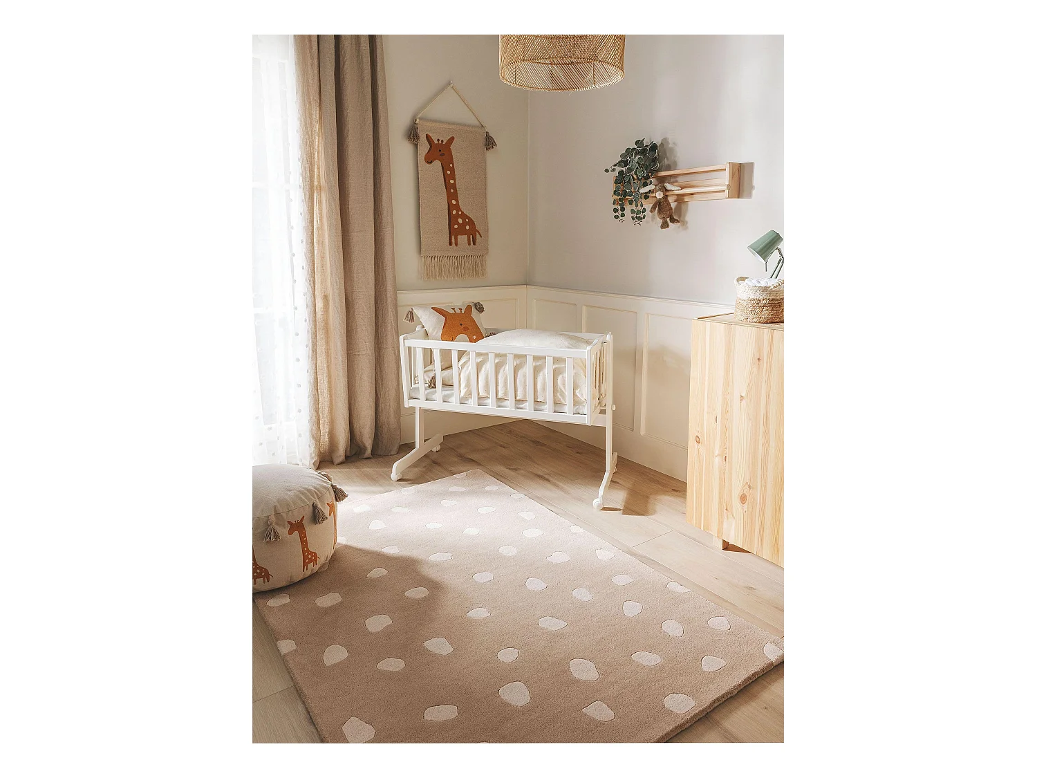 Tapis enfant Savannah Taupe 120x170 cm