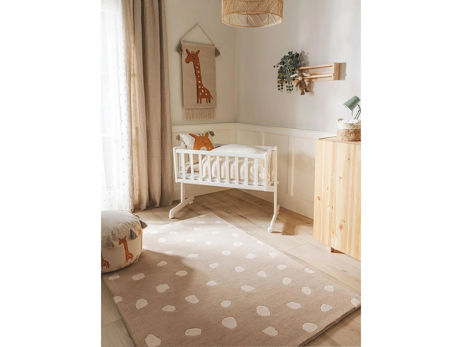 Tapis enfant Savannah Taupe 120x170 cm
