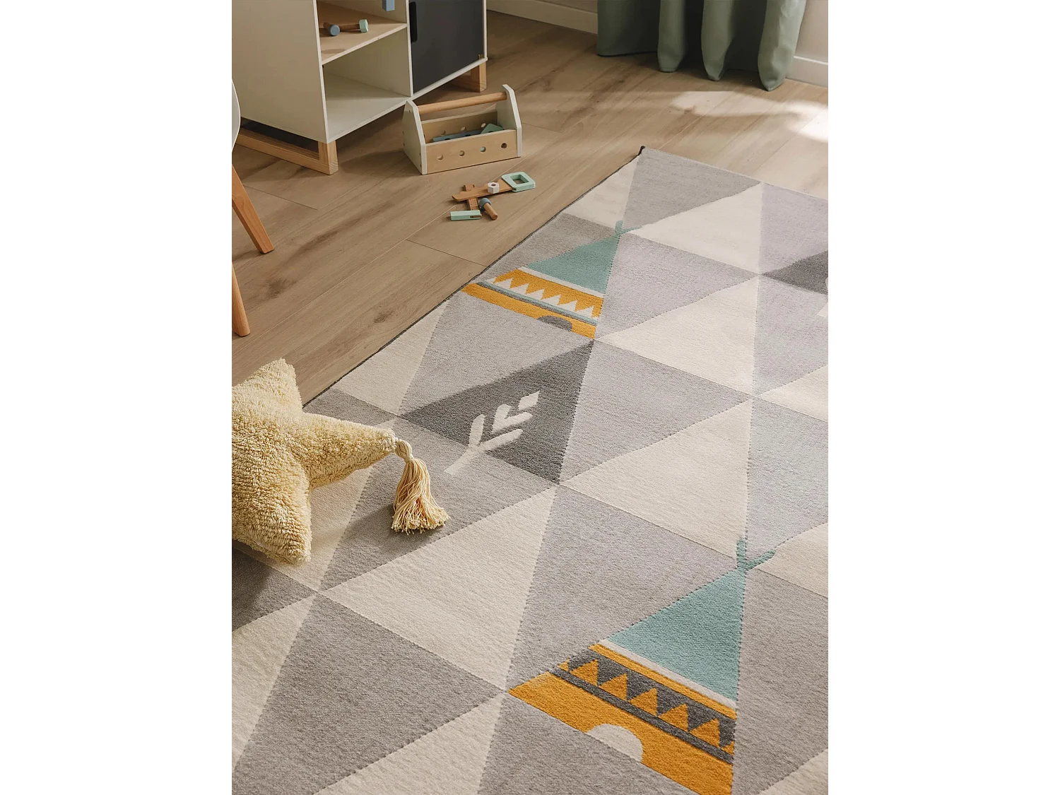 Tapis enfant Juno Beige 120x170 cm