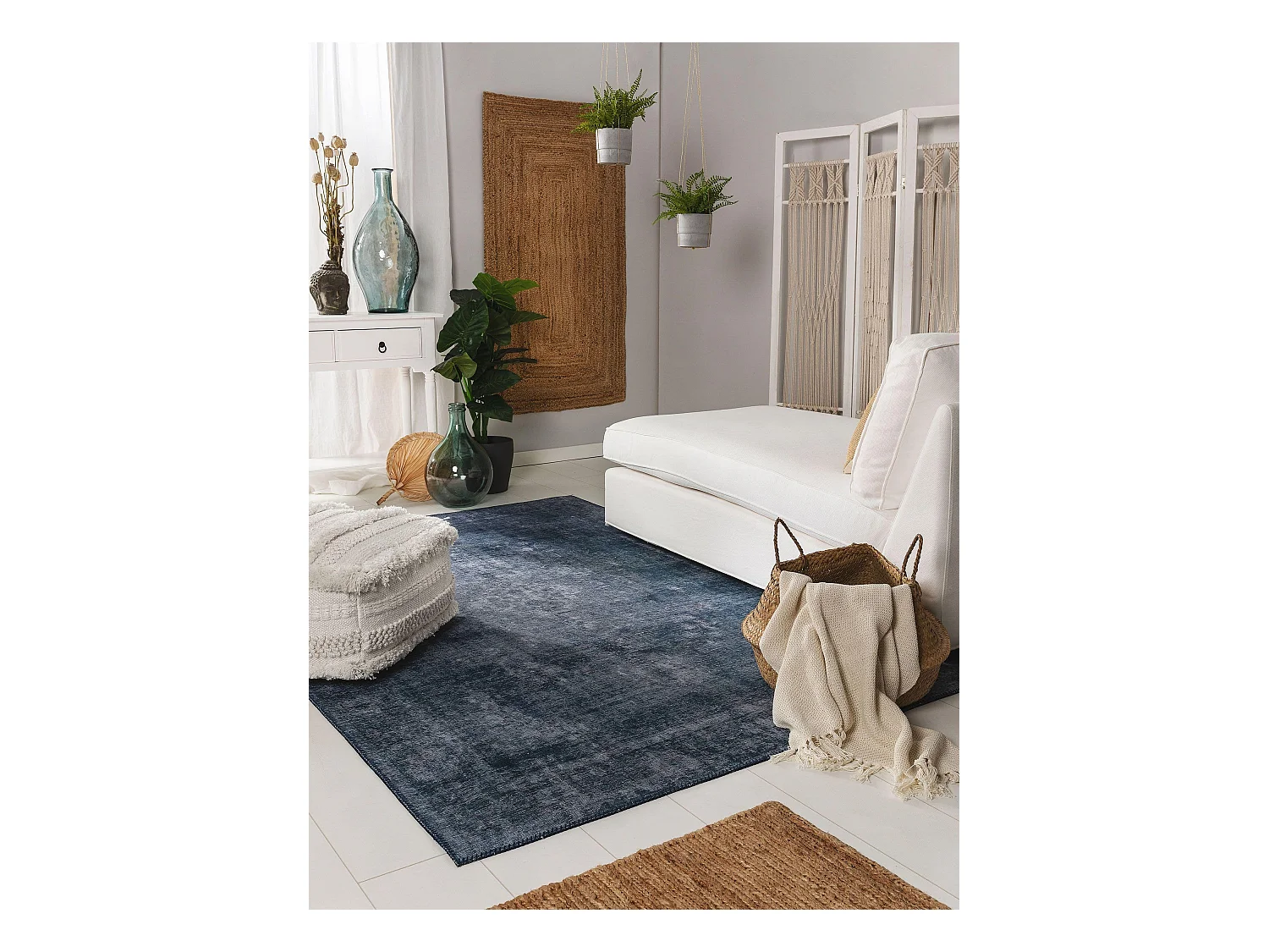 Tapis Laury Bleu 200x300 cm