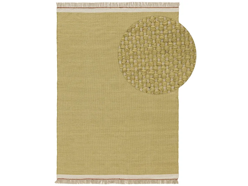 Tapis de laine Karla Vert 200x300 cm