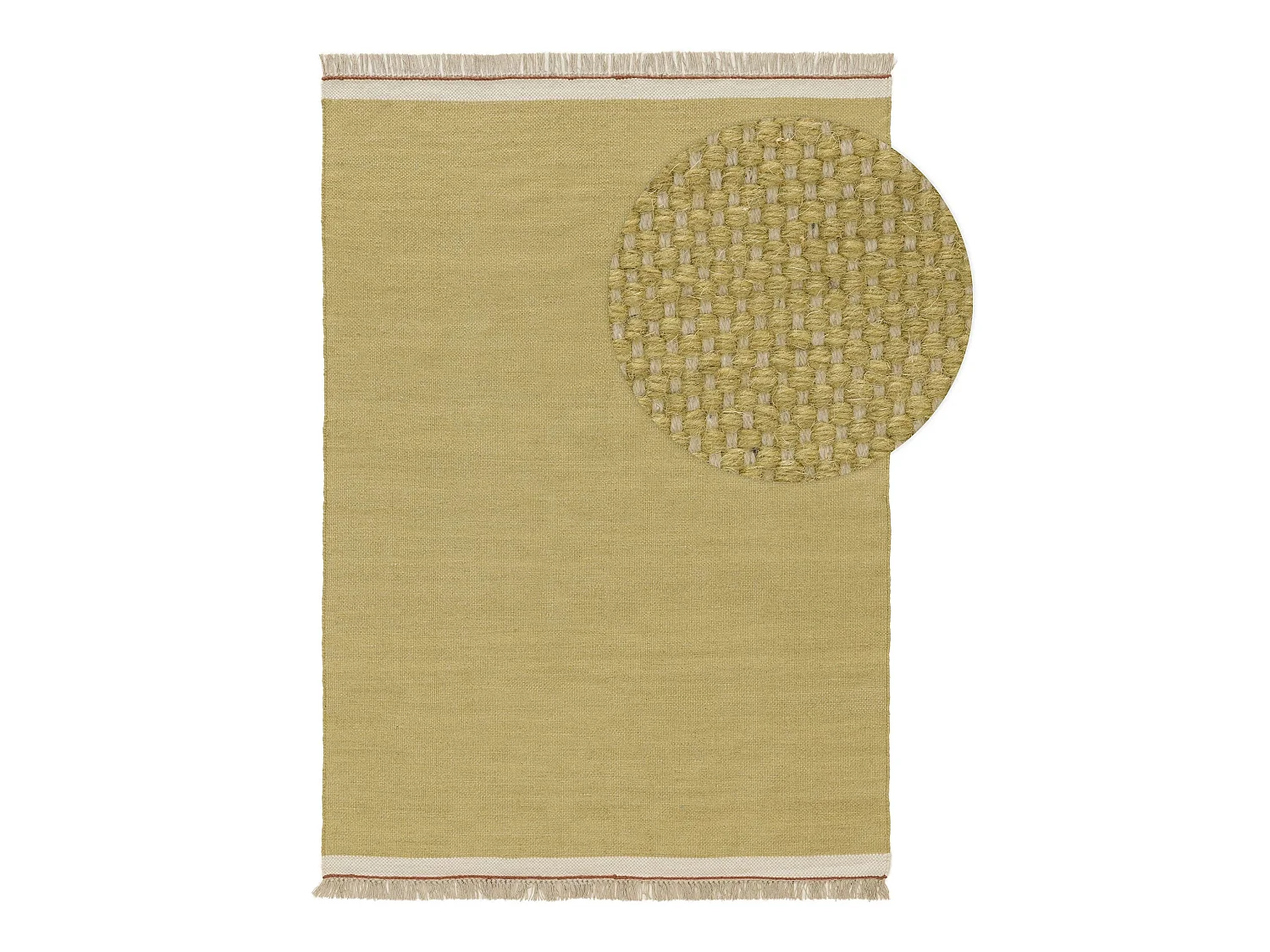 Tapis de laine Karla Vert 200x300 cm