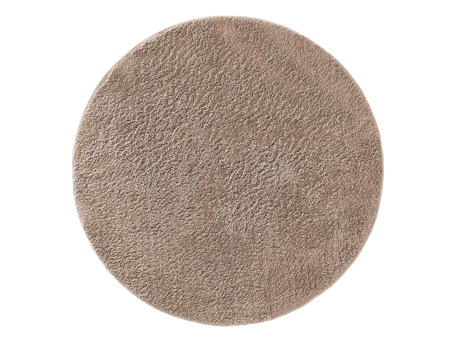 Tapis à poils longs rond Soda Beige ø 200 cm rond