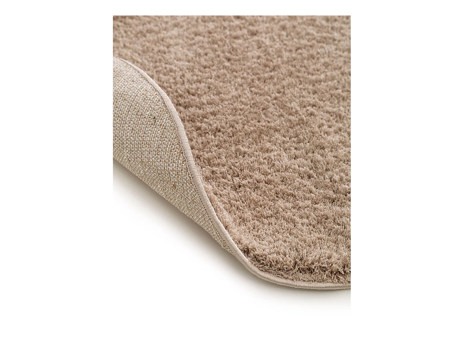 Tapis à poils longs rond Soda Beige ø 200 cm rond