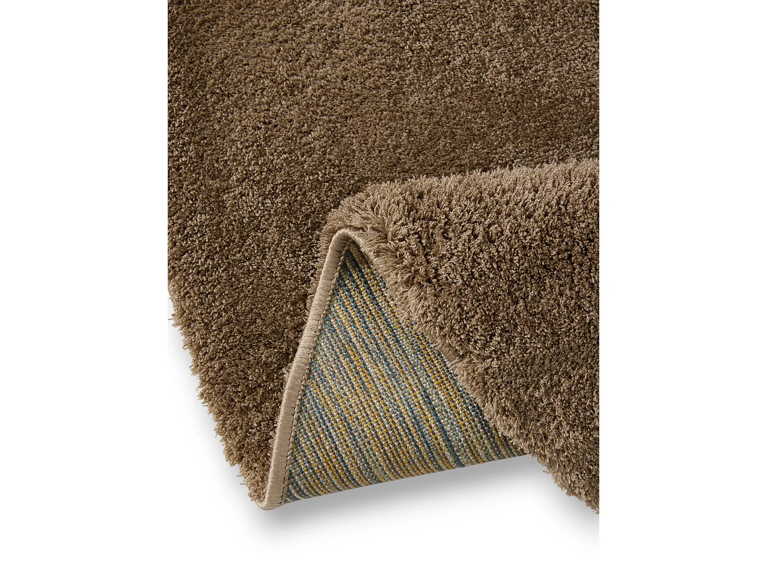 Tapis à poils longs rond Soda Beige ø 200 cm rond