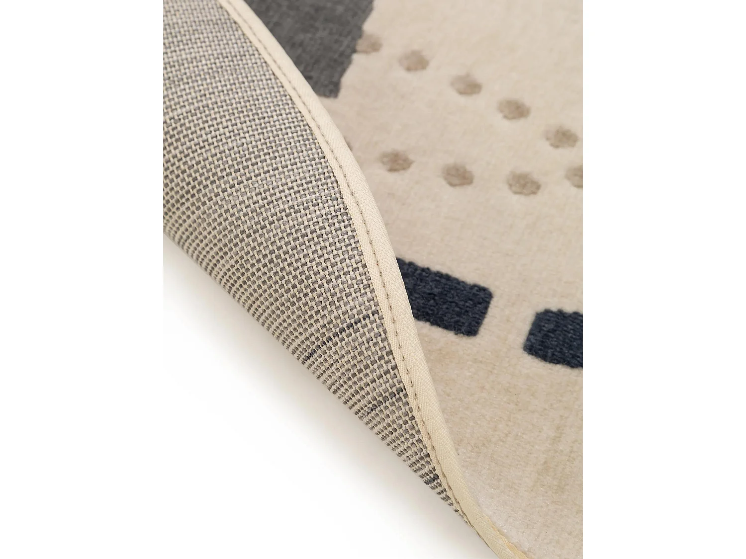 Tapis enfant Juno Beige ø 120 cm rond