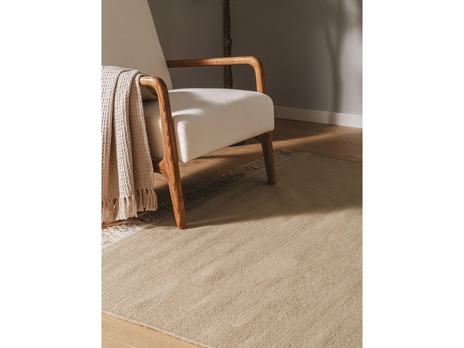 Tapis de laine Liv Beige 200x300 cm