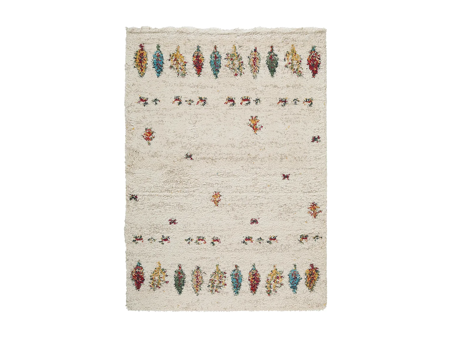 Tapis à poils longs Gobi Beige 120x170 cm