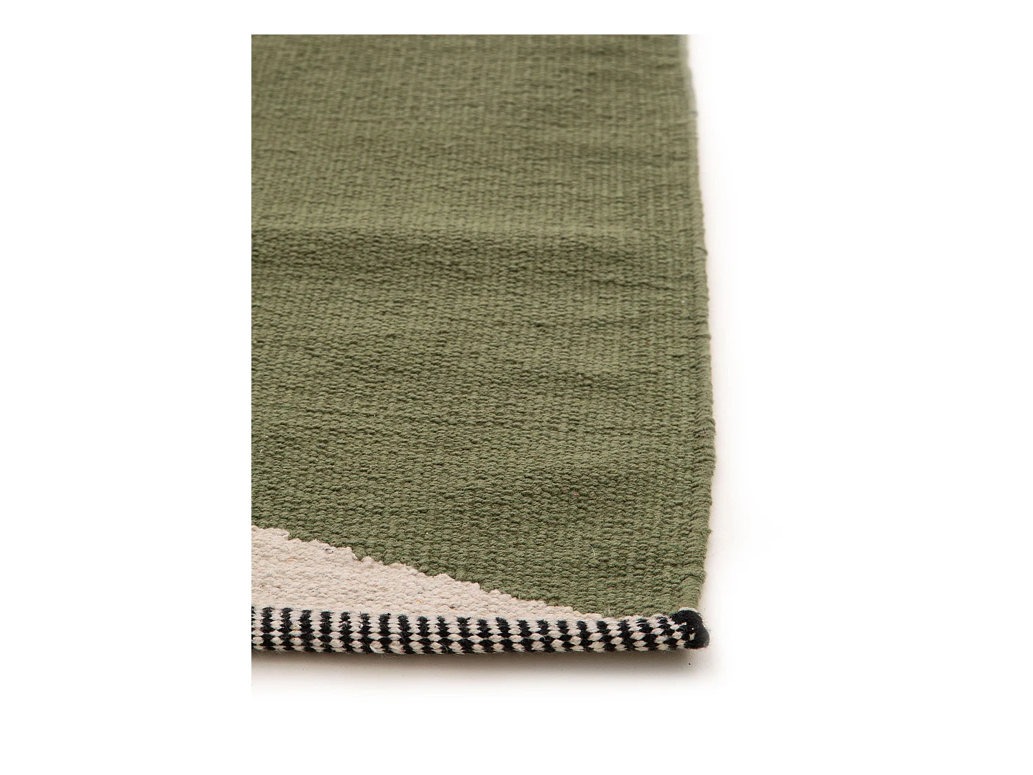 Tapis en coton Lenny Vert 60x100 cm