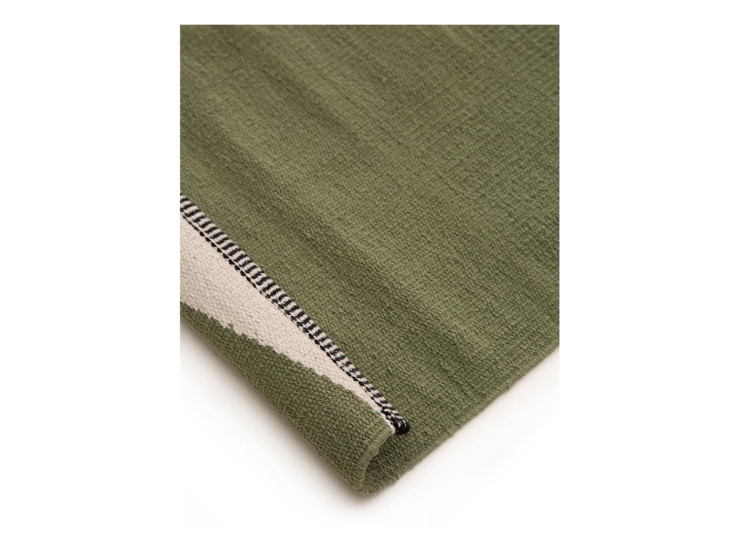 Tapis en coton Lenny Vert 60x100 cm