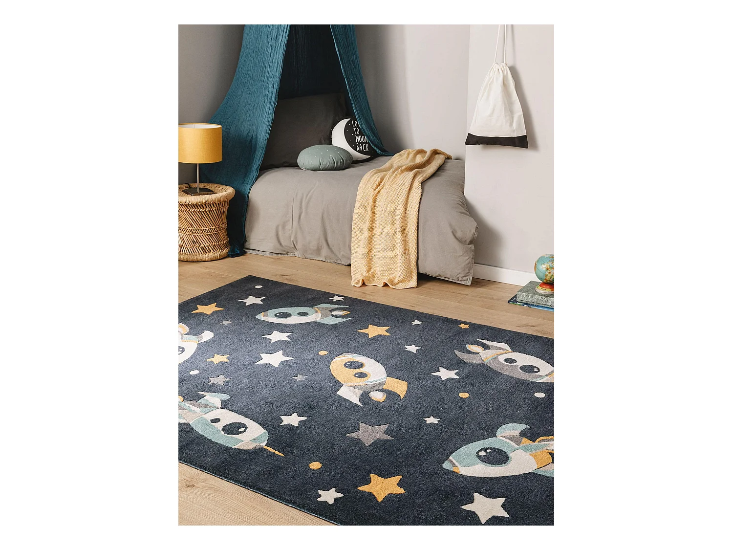 Tapis enfant Apollo Bleu 160x230 cm