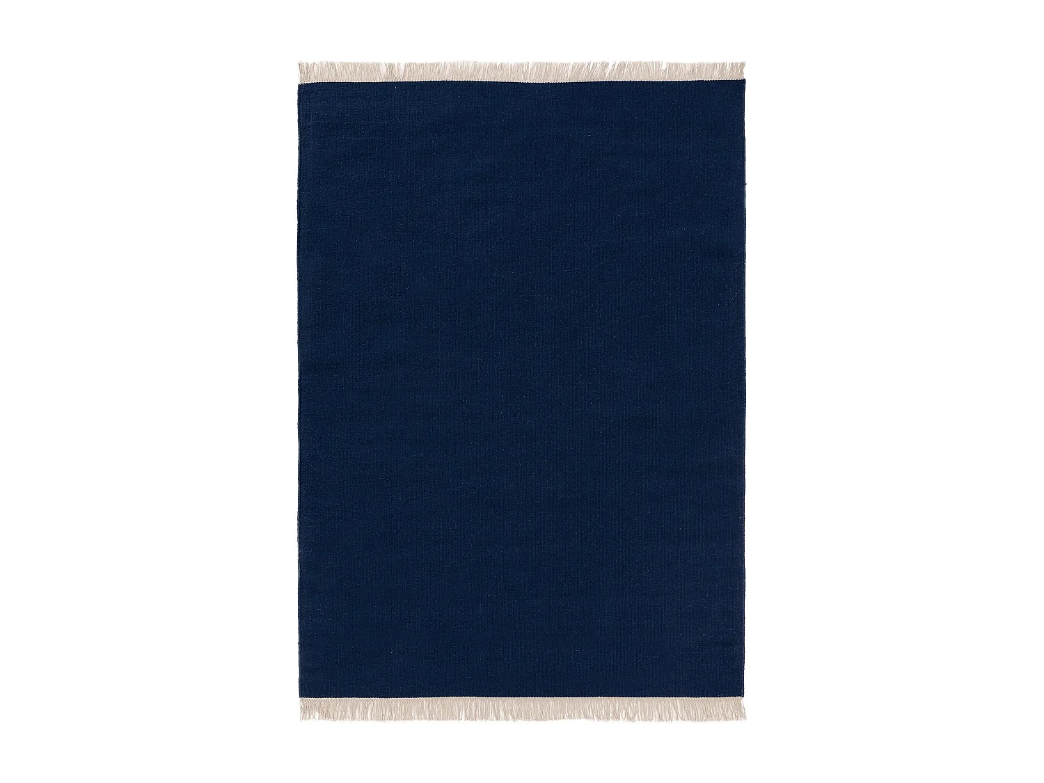 Tapis de laine Liv Bleu foncé 60x100 cm