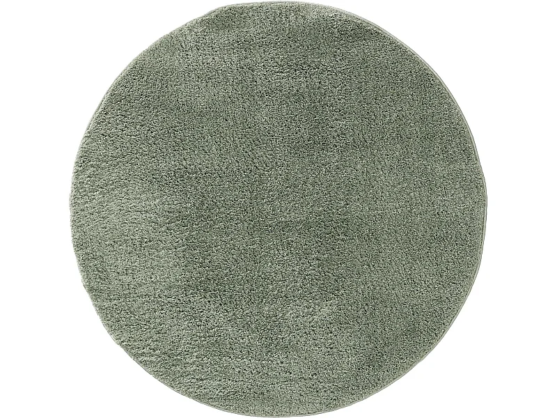 Tapis à poils longs rond Soda Vert clair ø 200 cm rond