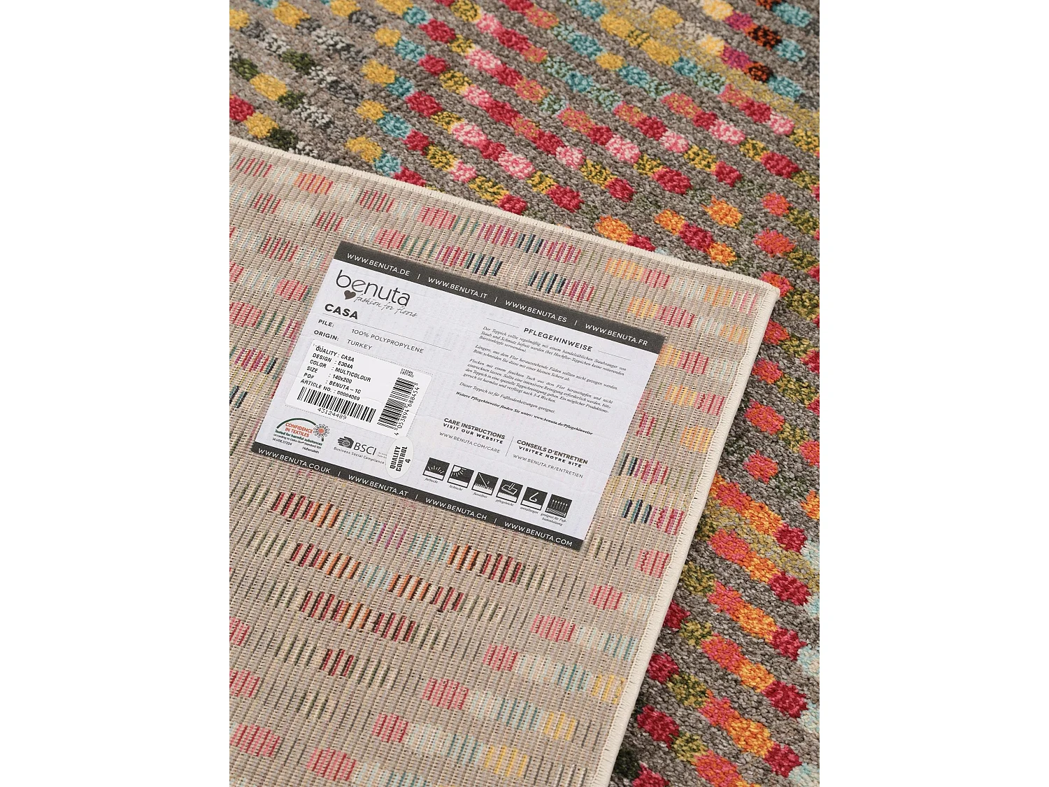 Tapis Casa Multicouleur 200x290 cm