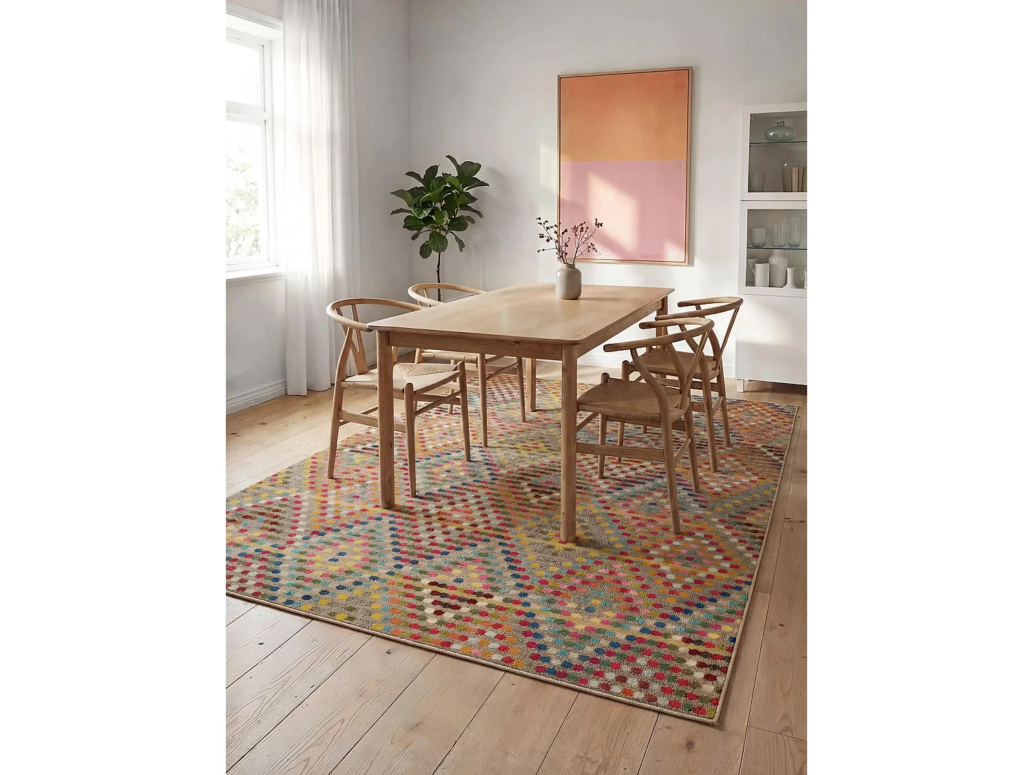 Tapis Casa Multicouleur 200x290 cm