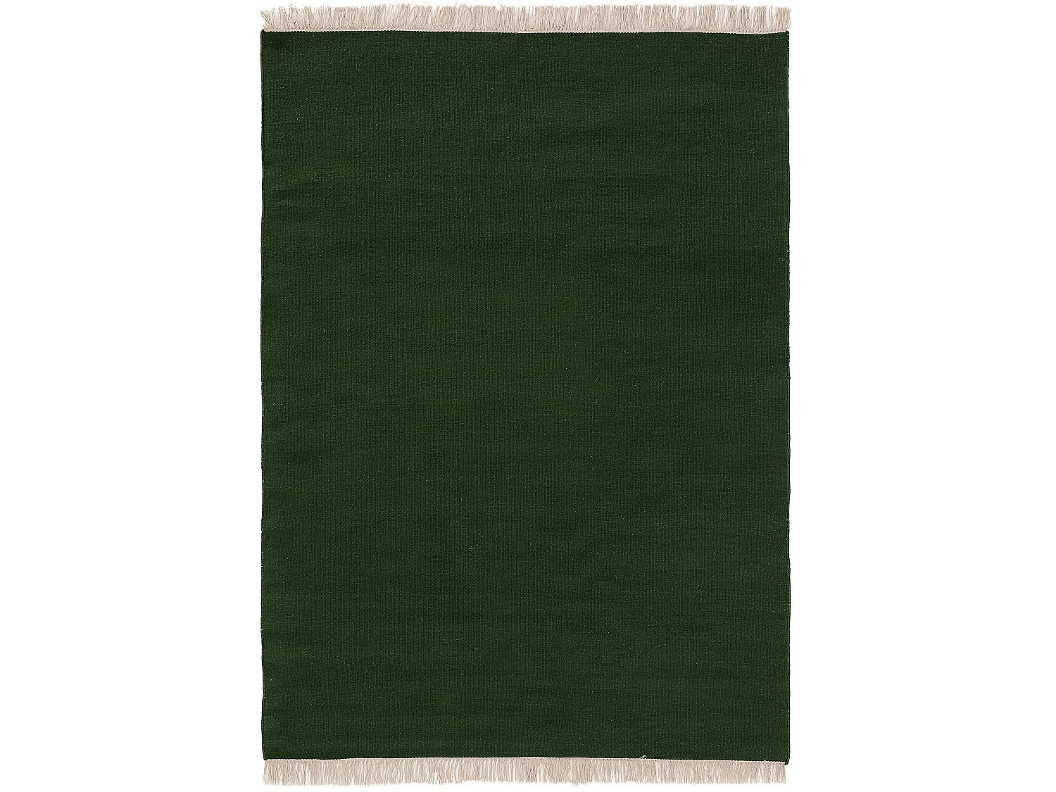 Tapis de laine Liv Vert foncé 60x100 cm