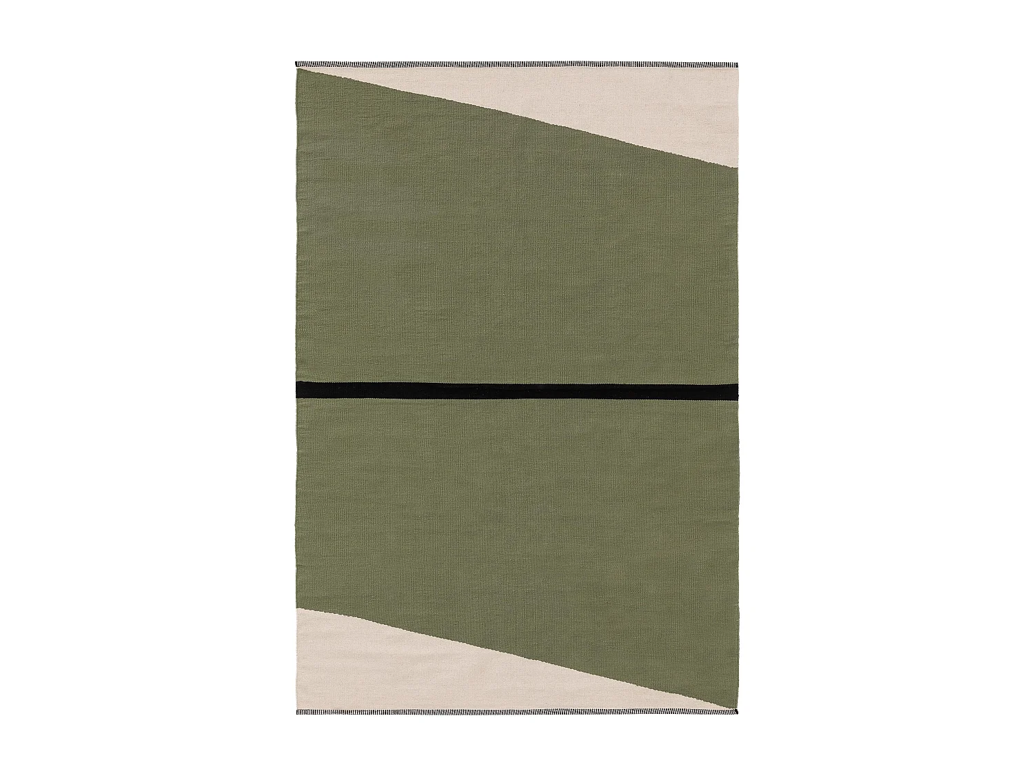 Tapis en coton Lenny Vert 200x300 cm