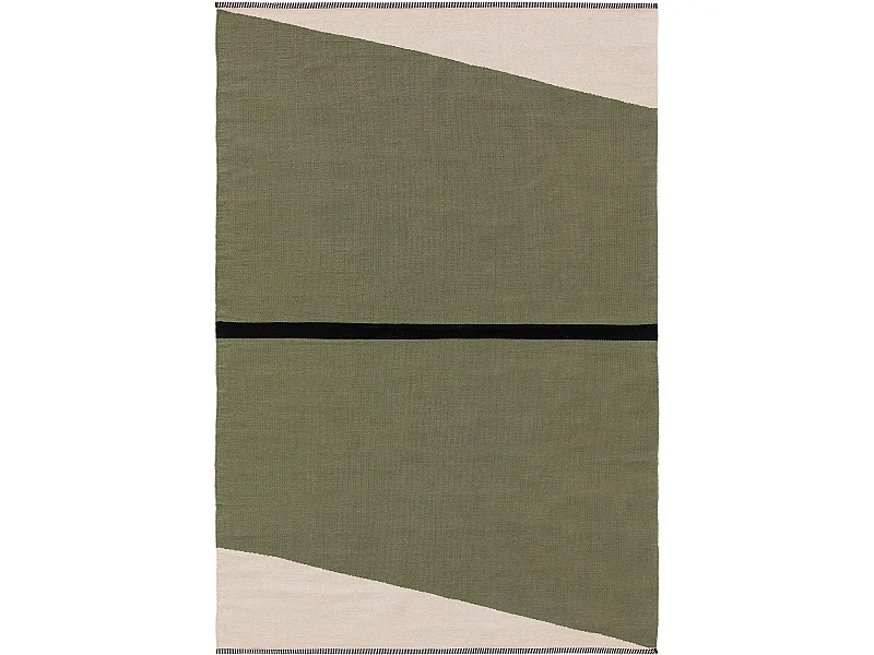 Tapis en coton Lenny Vert 200x300 cm