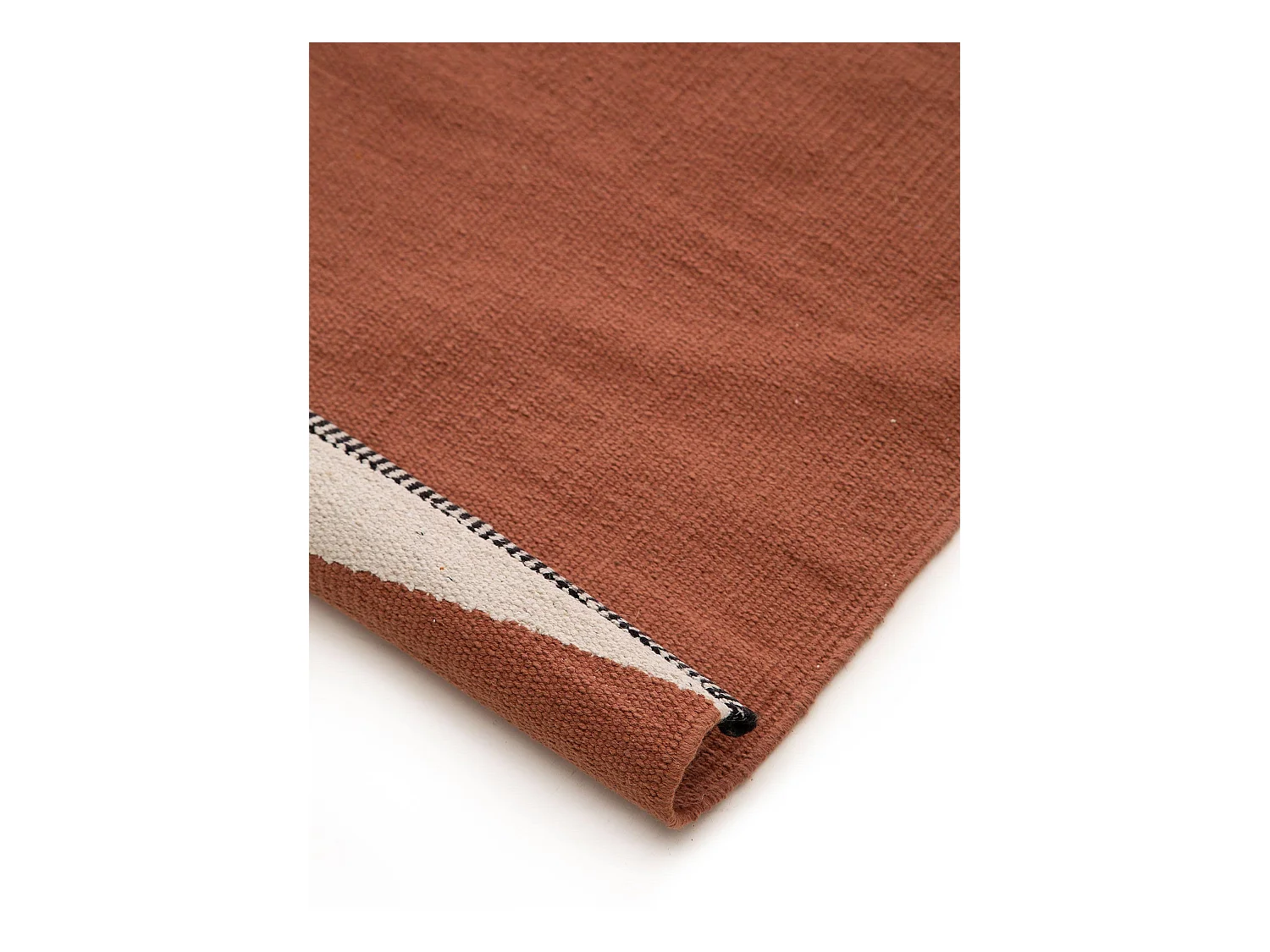 Tapis en coton Lenny Terracotta 200x300 cm