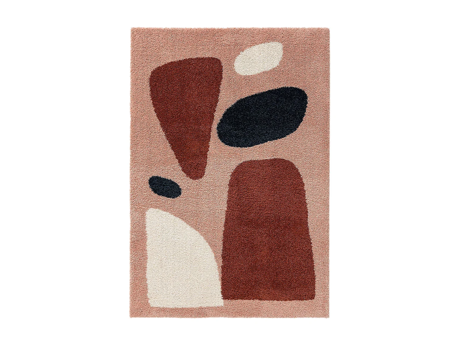 Tapis à poils longs Louise Multicouleur 140x200 cm