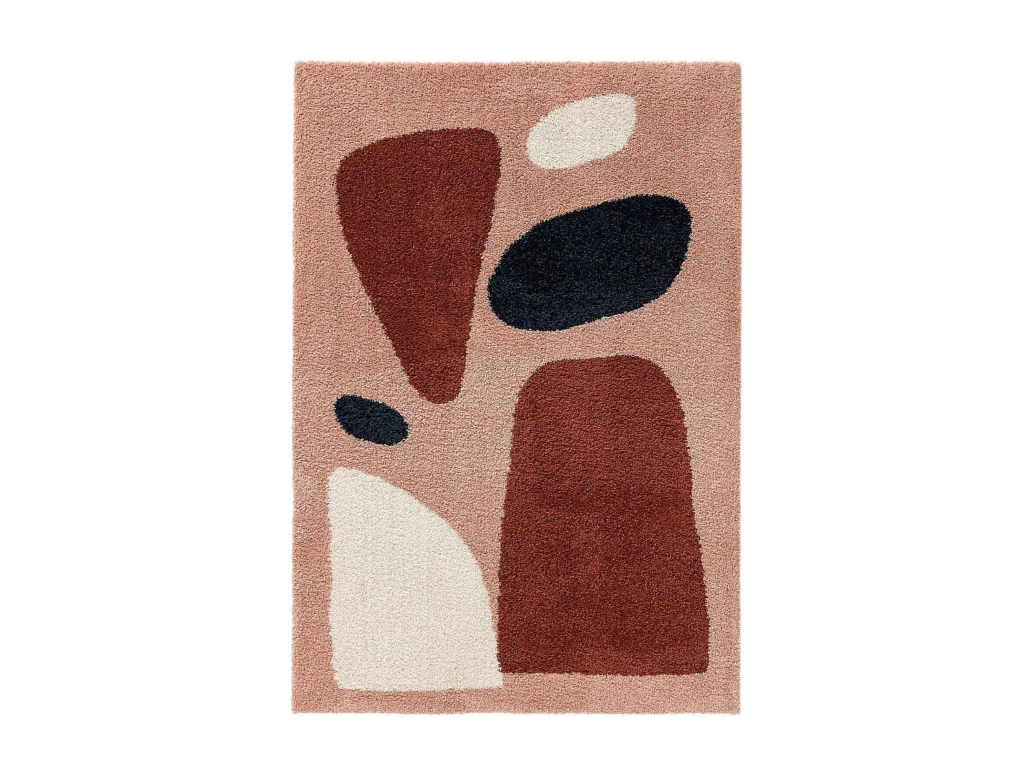 Tapis à poils longs Louise Multicouleur 140x200 cm
