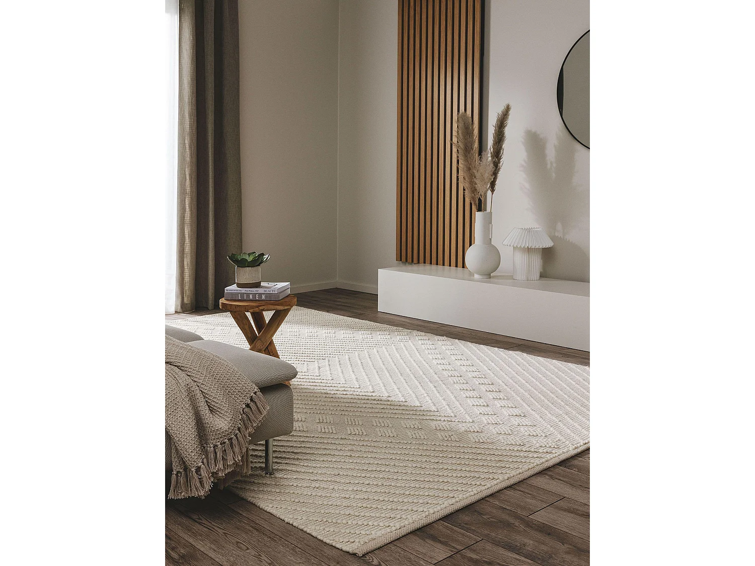 Tapis Jasper Crème 80x150 cm