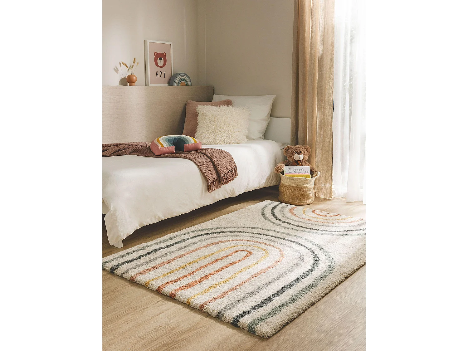 Tapis enfant Gobi Multicouleur 120x170 cm
