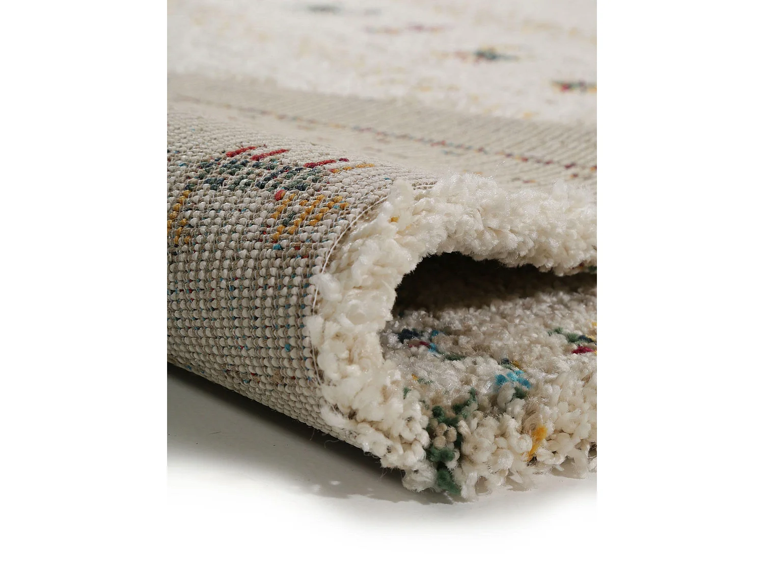 Tapis à poils longs Gobi Beige 120x170 cm