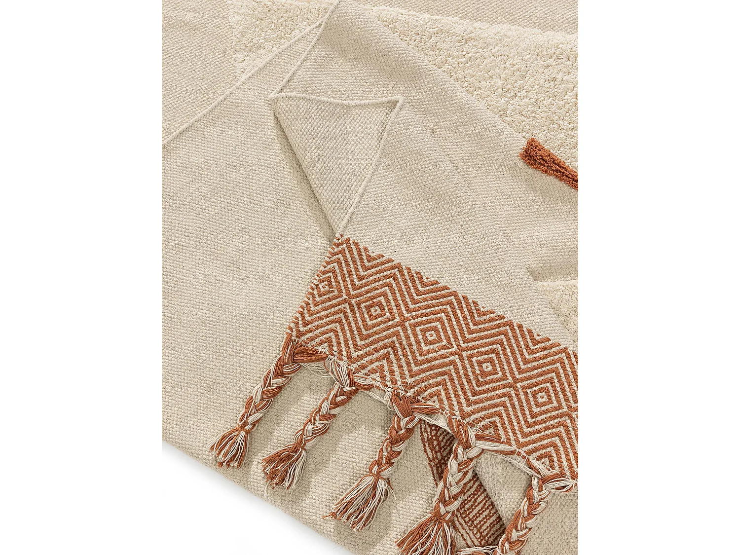 Tapis en coton Gibson Orange 200x300 cm