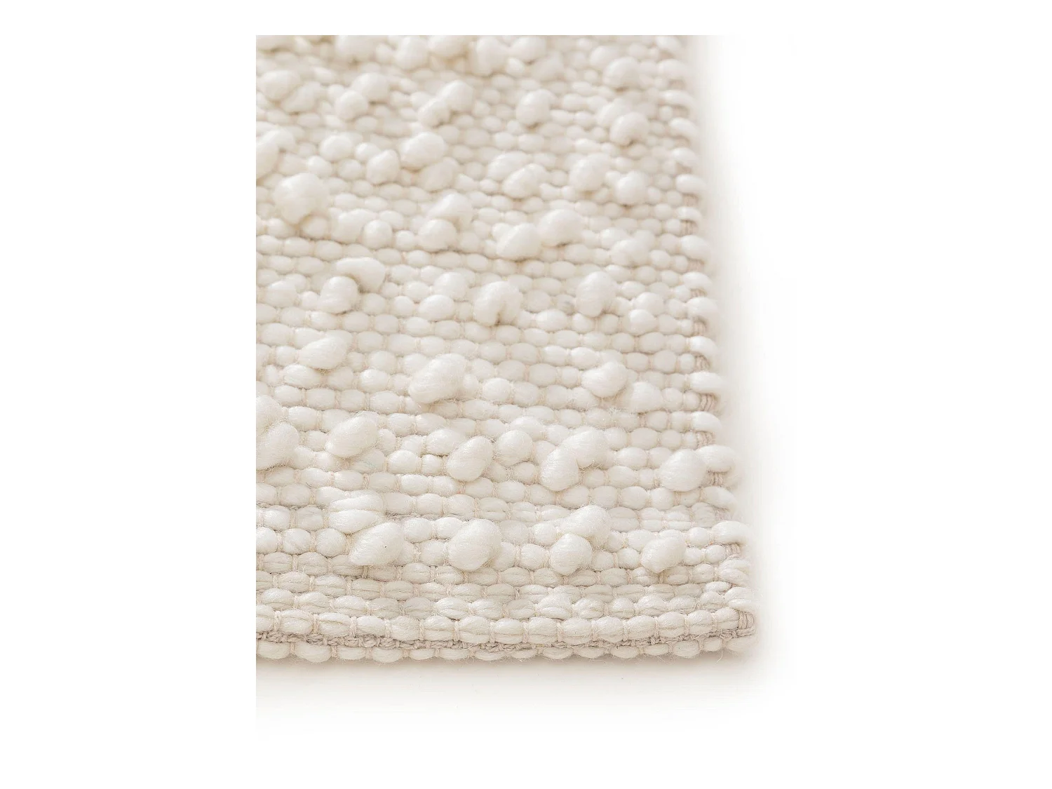 Tapis de laine Lana Crème 80x150 cm