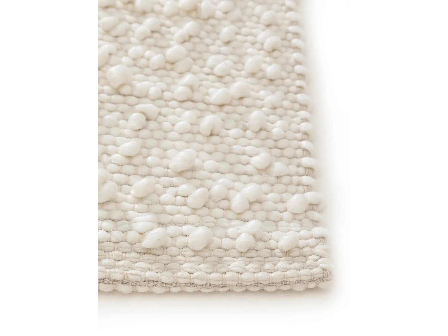 Tapis de laine Lana Crème 80x150 cm