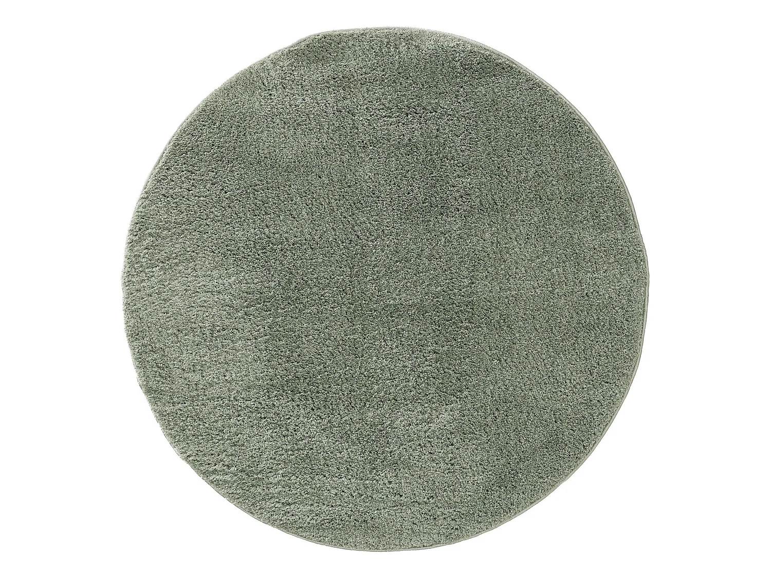 Tapis à poils longs rond Soda Vert clair ø 120 cm rond