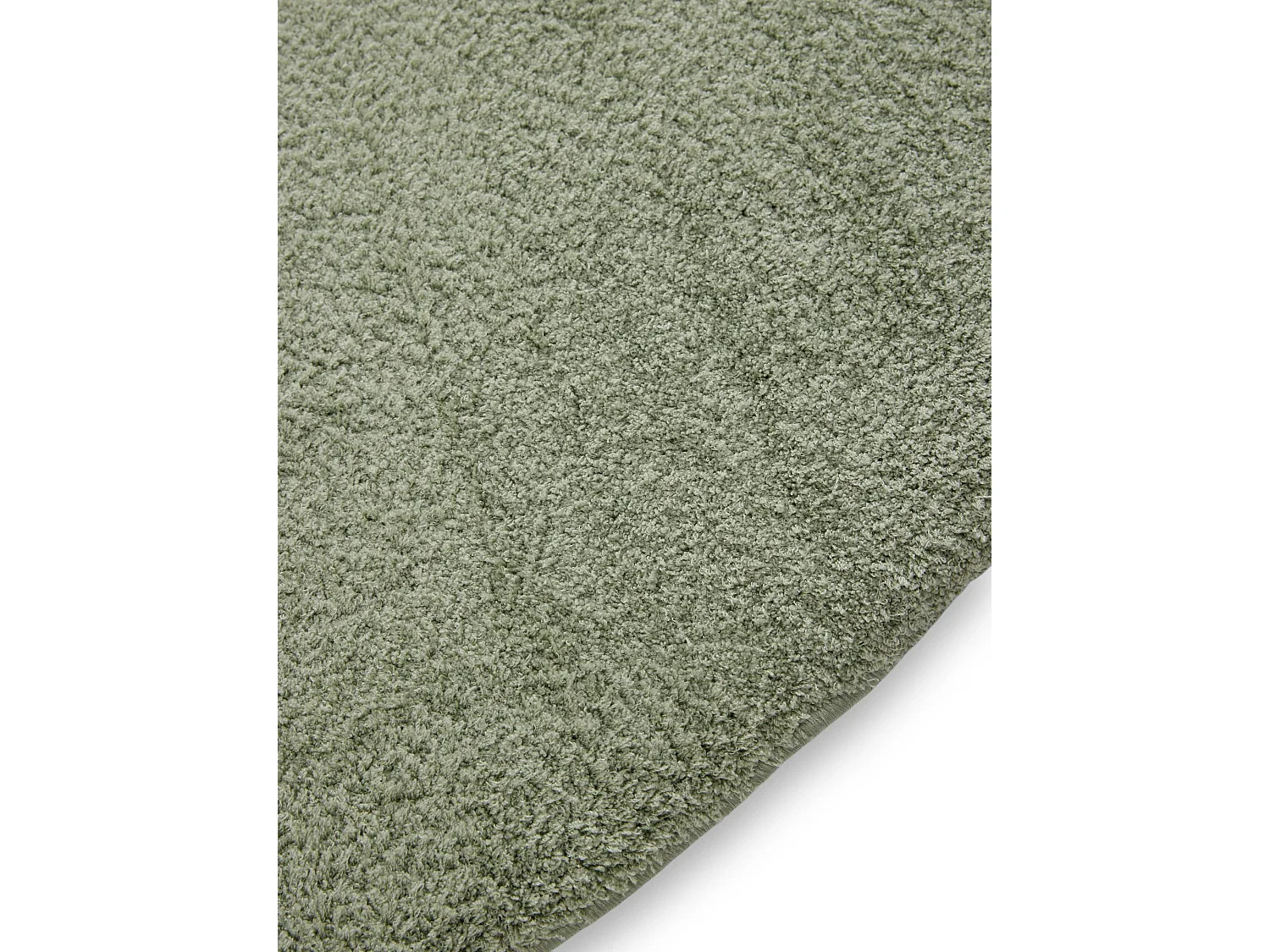 Tapis à poils longs rond Soda Vert clair ø 120 cm rond