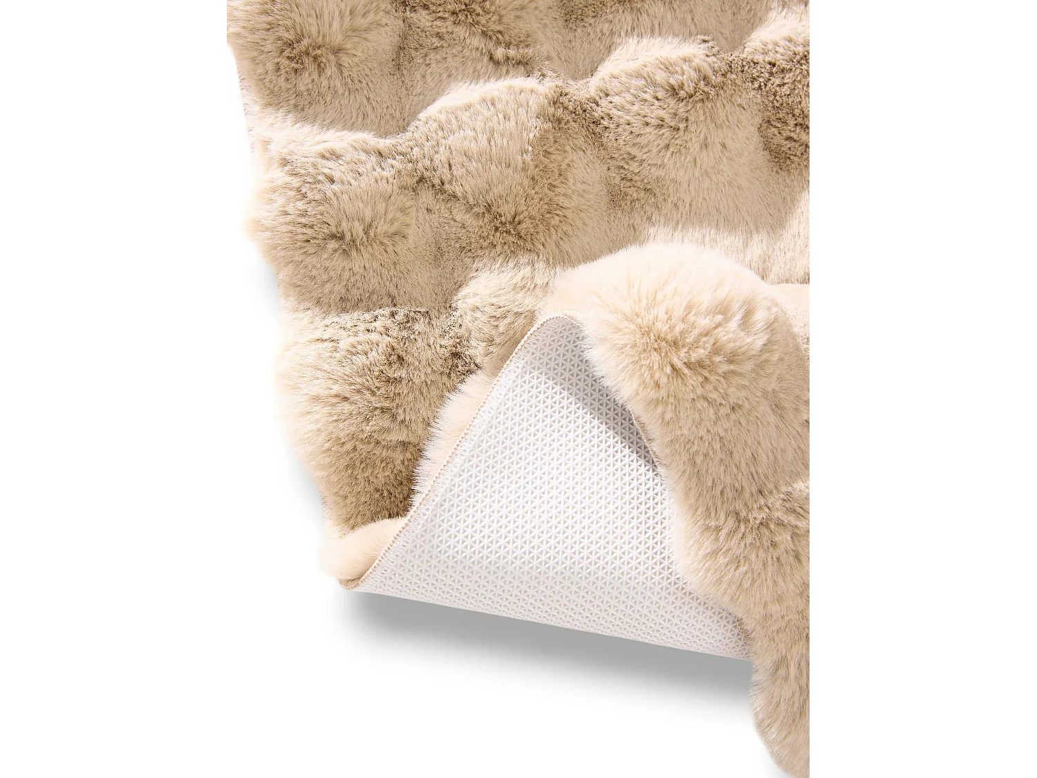 Tapis de fourrure Dave Beige 200x300 cm