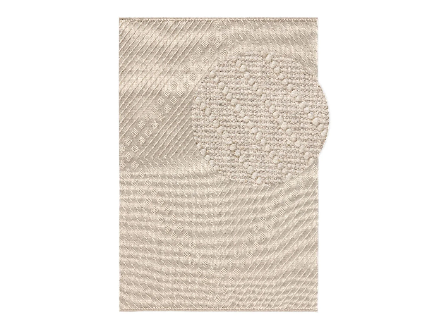 Tapis Jasper Crème 120x170 cm
