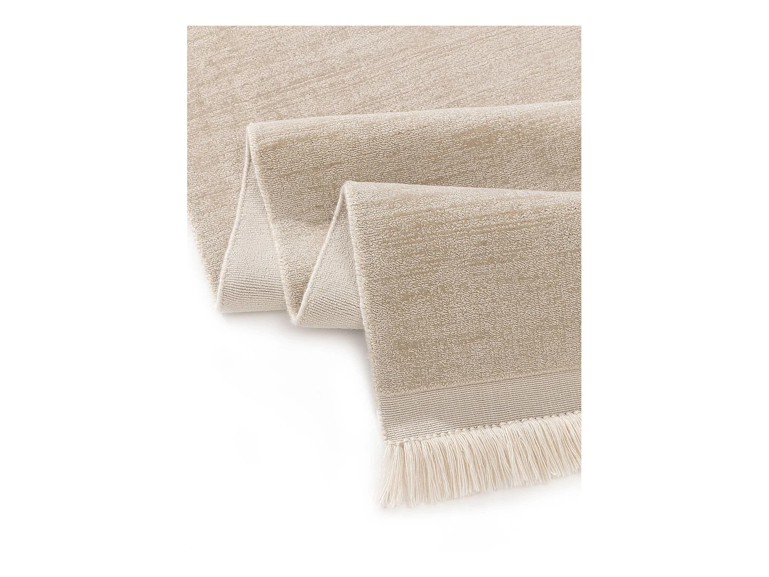 Tapis fabriqué à partir de matériaux recyclés Jade Crème 120x170 cm