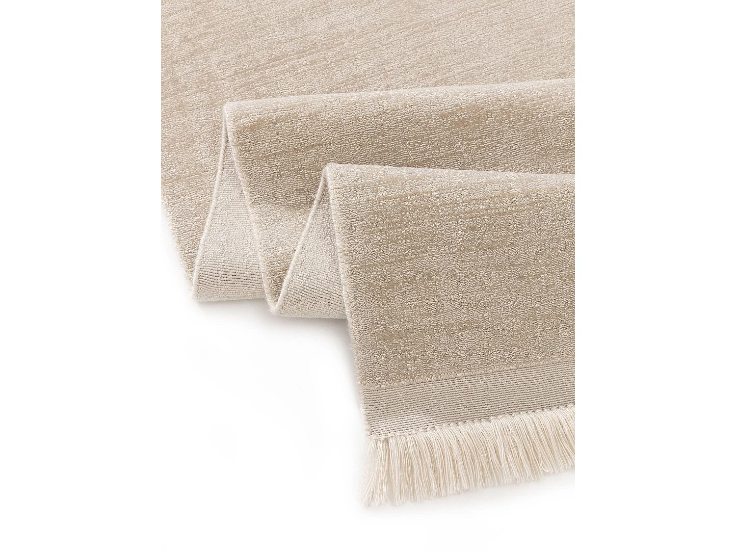 Tapis fabriqué à partir de matériaux recyclés Jade Crème 120x170 cm